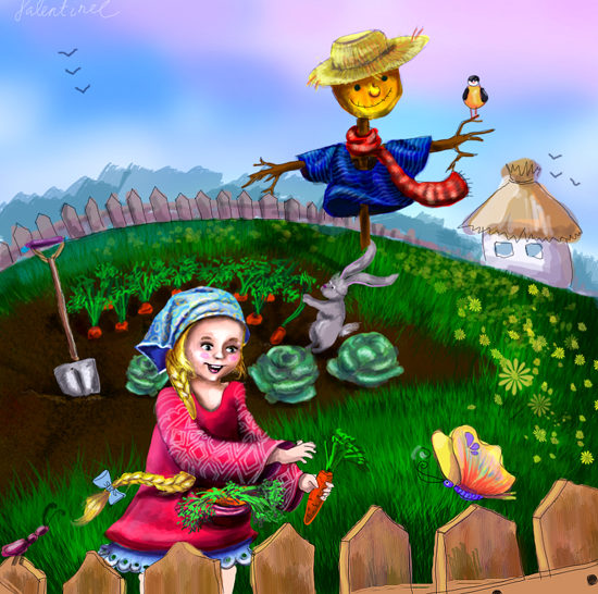 ya rabotayu na gryadke